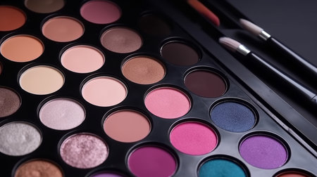 makeup palette. Illustration AI Generativeの素材