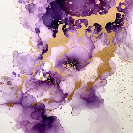 Watercolor painted background. Illustration Generative AIの素材