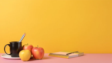 back to school background. Illustration Generative AIの素材