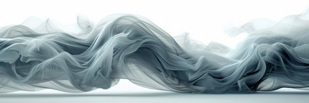 Abstract background made of gray smoke.の素材