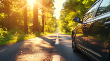 Beautiful summer bow nature background.の素材