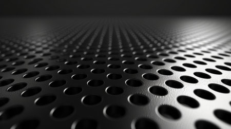 Abstract dark metal 3D background.の素材
