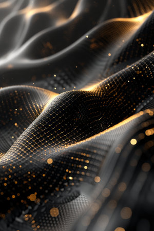 Abstract dark metal 3D background.の素材