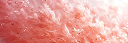 Abstract fluffy background in orange peach color.の素材