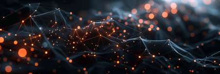 Dark abstract technology background.の素材