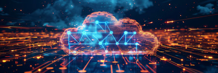Discussing Cloud Computing and Innovative Methods of Data Storage.の素材