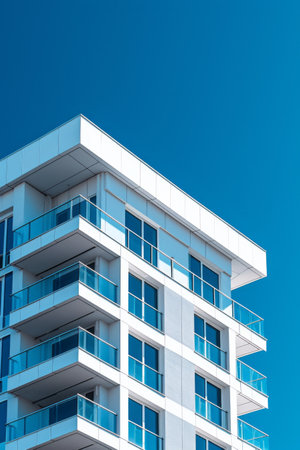 real estate advertising background with copy space.の素材