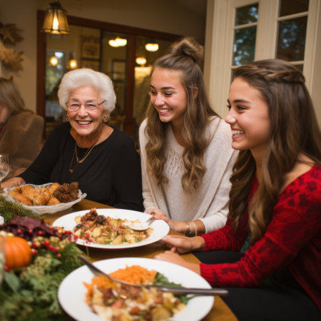 people spend time with loved ones.の素材