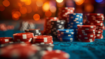 Beautiful background for casino advertising.の素材