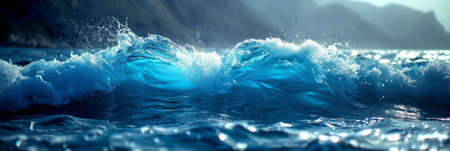 Beautiful photo of the sea for background.の素材