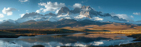 Beautiful photo of mountains for background.の素材