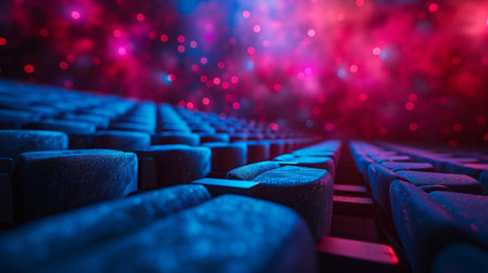 Beautiful background for movie cinema advertising.の素材