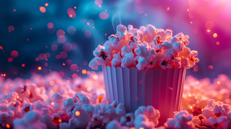 Beautiful background for movie cinema advertising.の素材