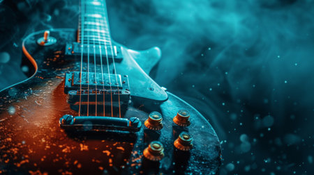 Beautiful background for rock concert extensions advertising.の素材