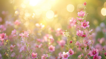 Beautiful background for spring party advertising.の素材