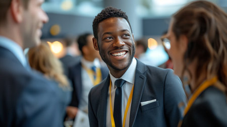 Effective Communication Among Diverse Business Professionals at Events.の素材