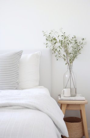 the perfect white bedroomの素材