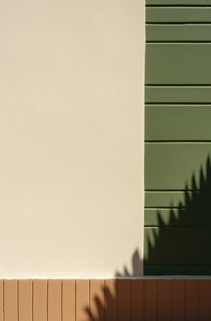 the wall and leaf is brownの素材