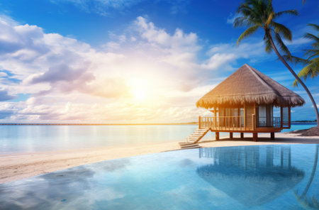 beach and lagoon wallpaper free.の素材