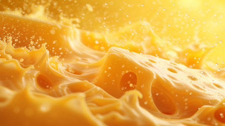 Abstract beautiful background for cheese store.の素材