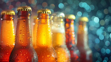 Abstract beautiful background for beer store advertisingの素材