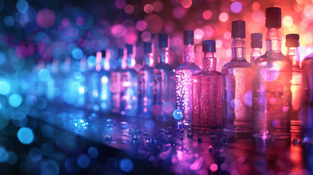 Abstract beautiful background for vodka store advertisingの素材