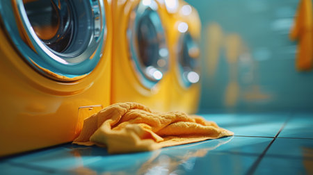 Beautiful photography for laundry advertisingの素材