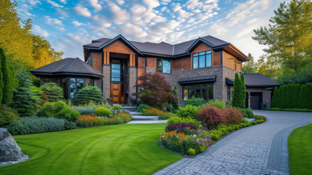 Beautiful house for real estate advertisingの素材