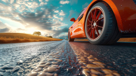 Beautiful photography for Car polish advertisingの素材