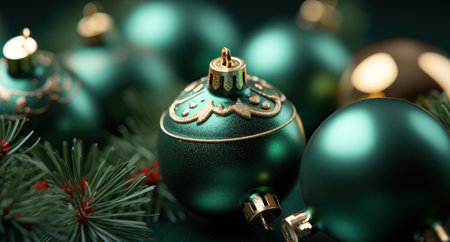 a close up of artificial christmas tree glwt,の素材