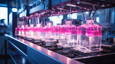 A cutting-edge bioprinting lab, creating 3D tissue models for regenerative medicine and transplantsの素材