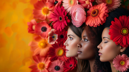 Simple yet impactful photo honoring the achievements and contributions of women globally.の素材