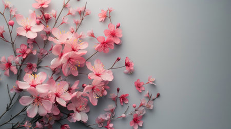 Simple yet captivating composition with minimalist floral accents, enhancing the aesthetic appeal.の素材