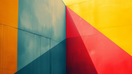 Minimalist backdrop featuring geometric patterns, conveying clarity and foresight in investment decisions.の素材