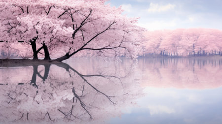 Cherry Blossom Reflectionの素材