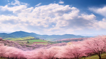 Cherry Blossom Landscapeの素材