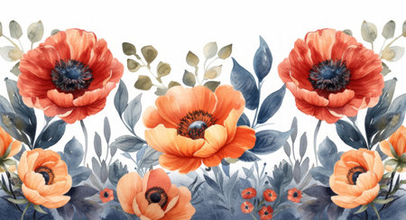 cute natural frame with peony flower and place for text.の素材