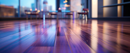 clean and tidy wooden floors of a home,.の素材