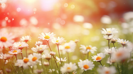 wallpapers of daisies and flowers.の素材