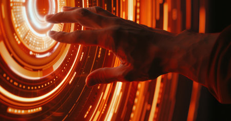 a person sitting on some steps with some flowers.の素材