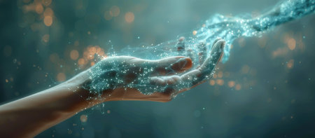 intelligent solutions that help human solve problems by machine.の素材