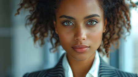 A close-up view of a person dressed in a formal suit and tie.の素材