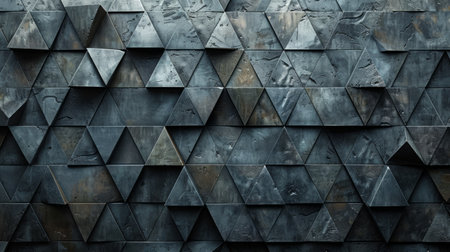 A black and white image showing a textured wall with varying shades of gray, creating a visually interesting pattern.の素材