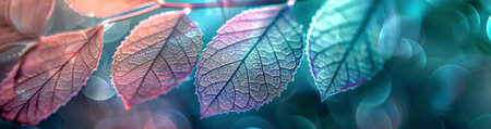 Detailed view of multiple green leaves clustered together, displaying intricate veins and varying shades of green.の素材
