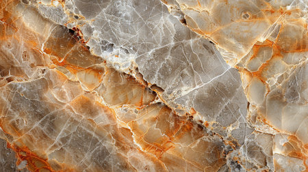 Detailed close-up of a smooth marble surface, showing intricate veins and patterns unique to the stone. AI Generativeの素材