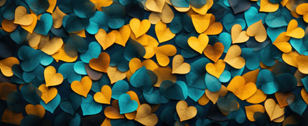 valentine's day and valentines day backgrounds with hearts.の素材