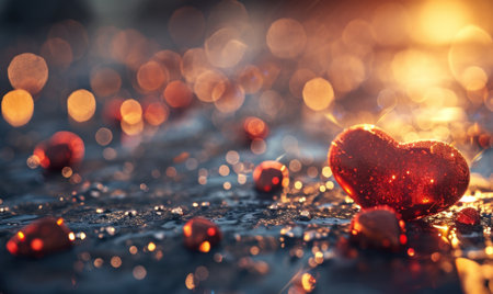 romantic valentines background.の素材