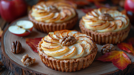 A close view of a plate filled with freshly baked cupcakes topped with colorful frosting and sprinkles.の素材