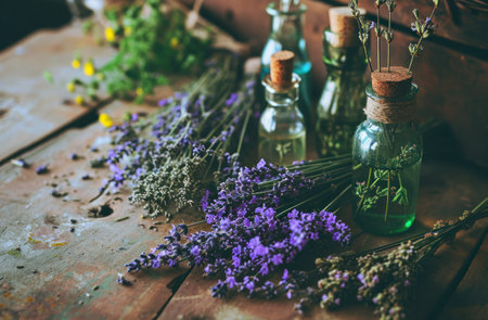 six homemade lavender oil recipes.の素材
