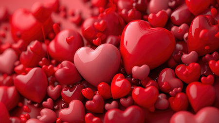 background with hearts for lovers.の素材